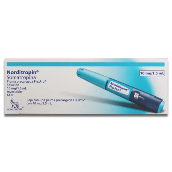 Norditropin FlexPro 30 UI (10 mg) pluma precargada 1. 5 ml